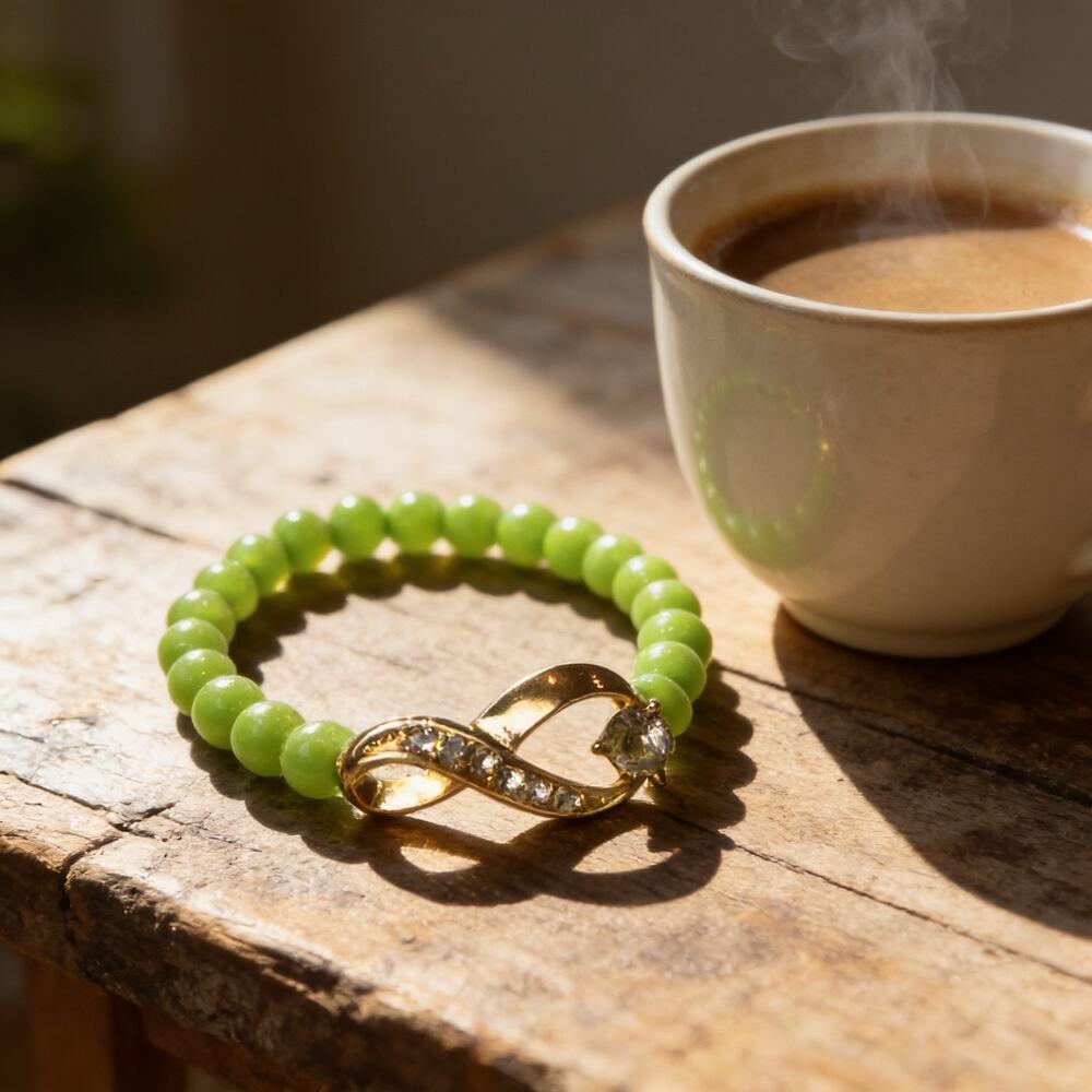 Infinity Charm Stretch Bracelet